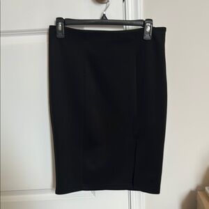 Elegant Black Pencil Skirt